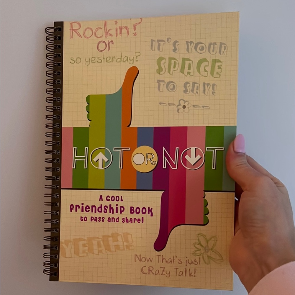 Colorful Friendship Notebook